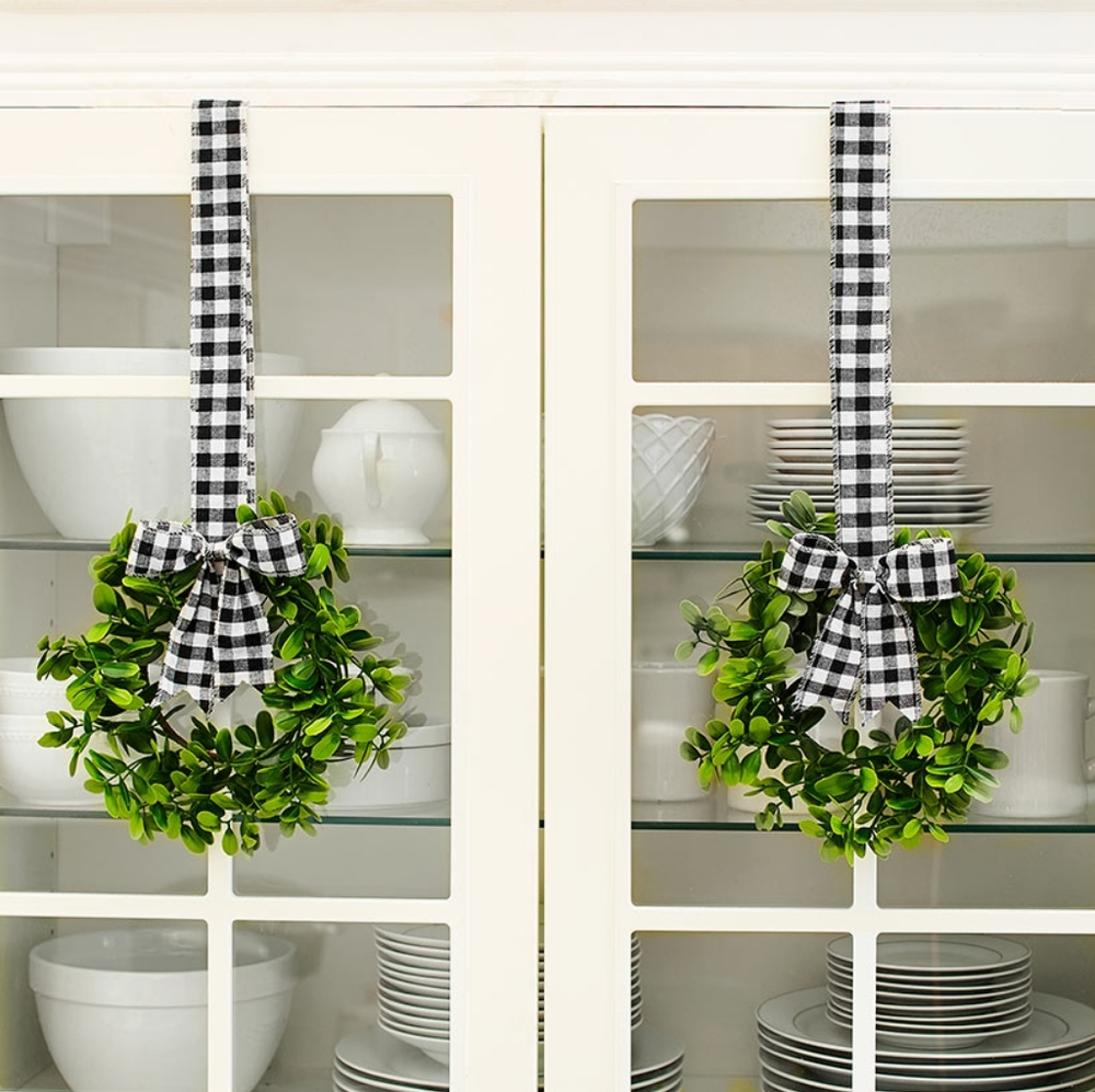 Buffalo plaid Wreath set